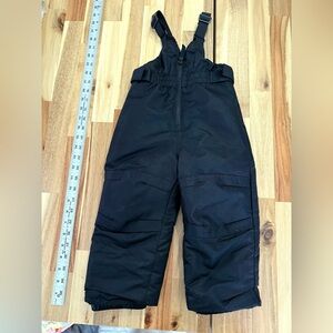 Cat & Jack Black Winter Bib Overalls